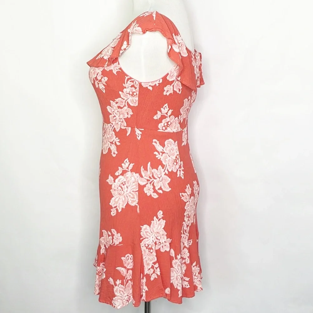Lulu's Floral Mini Dress (M) - Picture 4 of 9